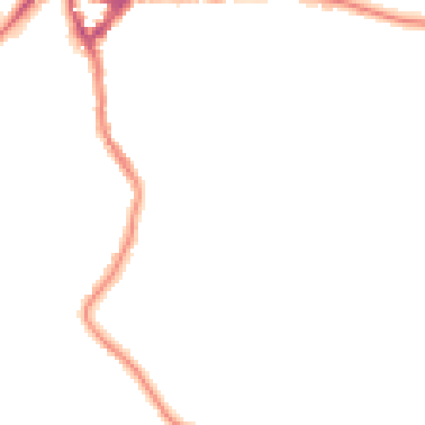 Night-time road noise heatmap for WD19 4AT