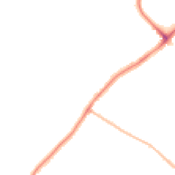 Night-time road noise heatmap for WD19 4BW
