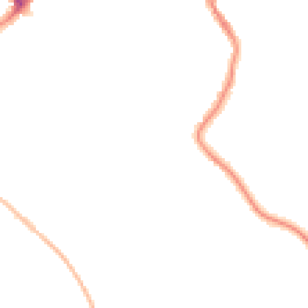 Night-time road noise heatmap for WD19 4FQ