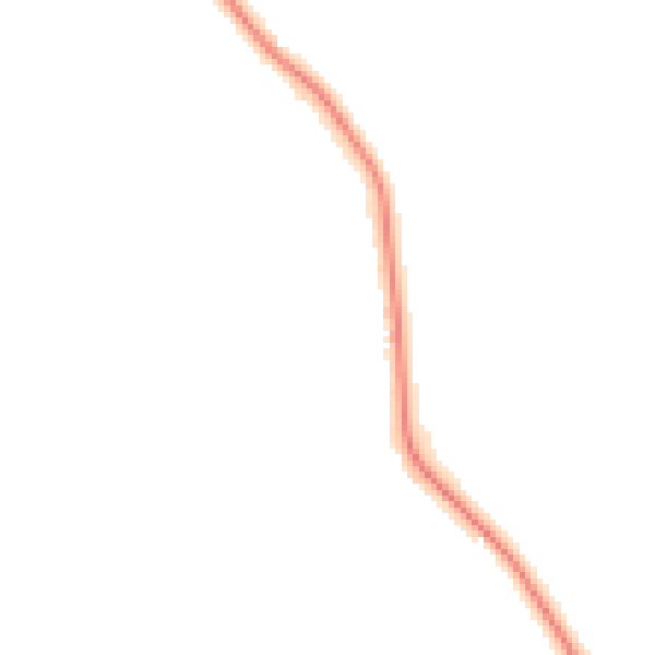Night-time road noise heatmap for WD19 5BS