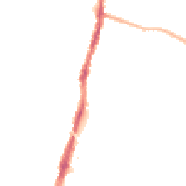 Night-time road noise heatmap for WD24 4AE