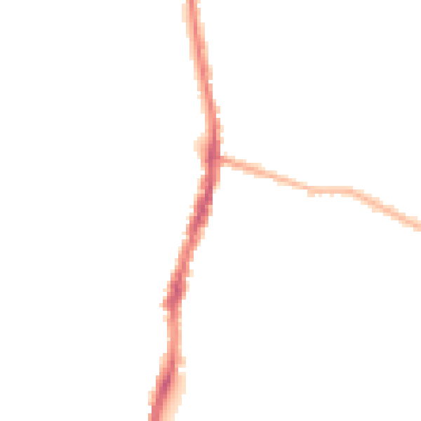Night-time road noise heatmap for WD24 4AU