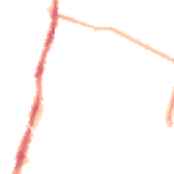 Night-time road noise heatmap for WD24 4AY