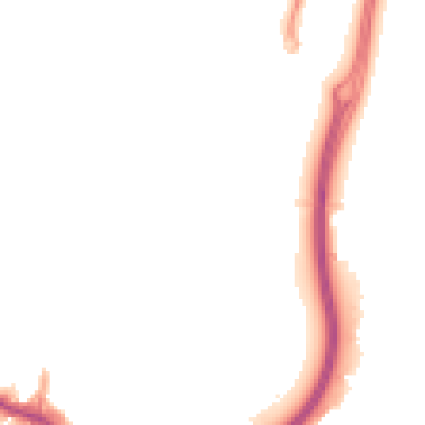 Night-time road noise heatmap for WD24 4BD
