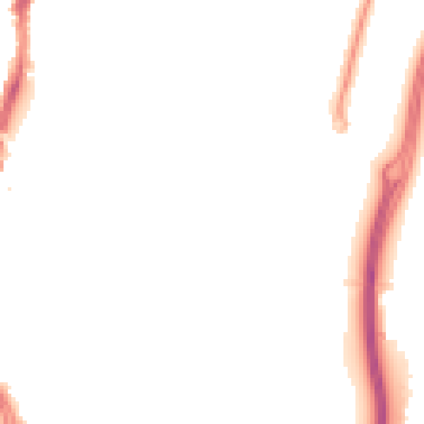 Night-time road noise heatmap for WD24 4BL