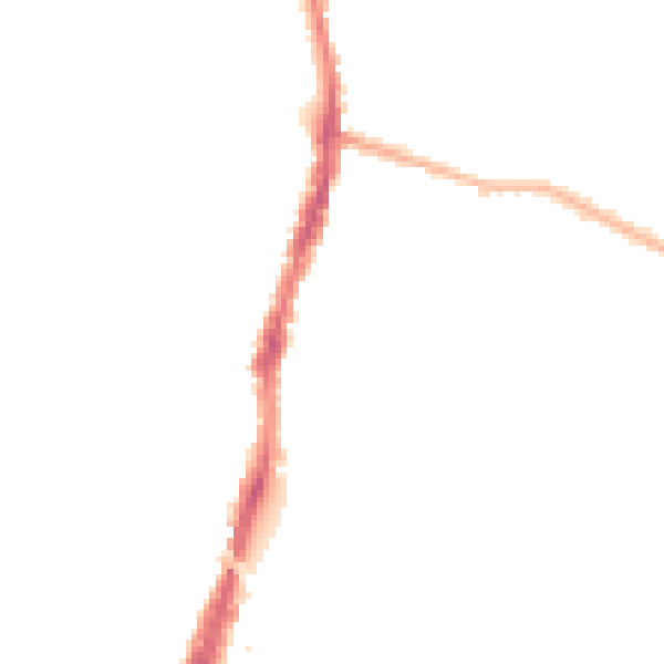 Night-time road noise heatmap for WD24 4DA