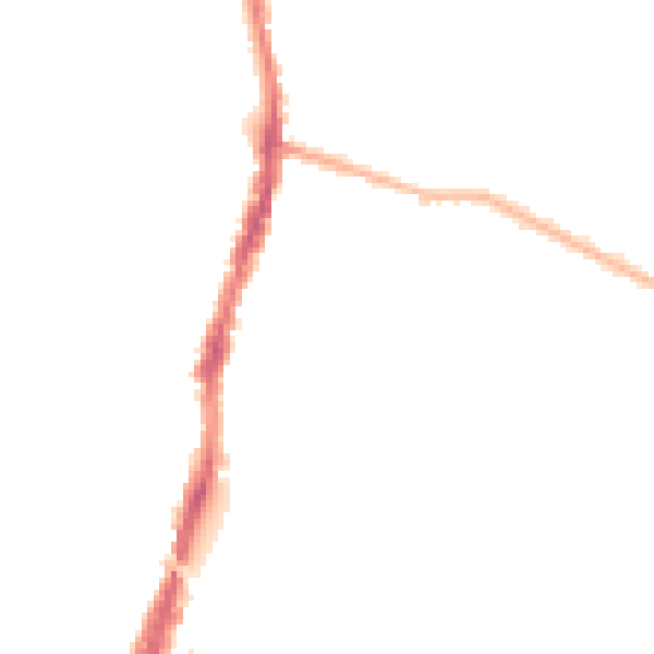 Night-time road noise heatmap for WD24 4DE
