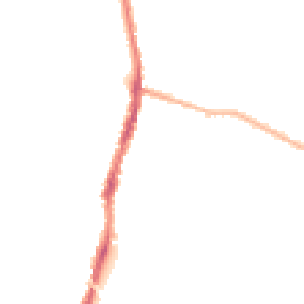 Night-time road noise heatmap for WD24 4DR