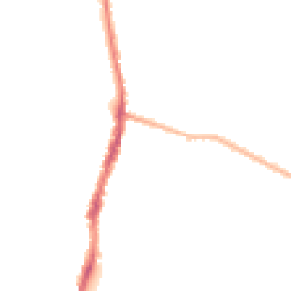 Night-time road noise heatmap for WD24 4DU