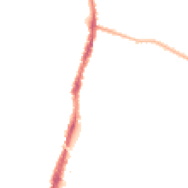 Night-time road noise heatmap for WD24 4DX