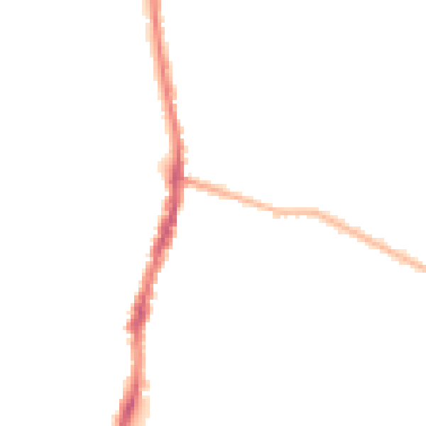 Night-time road noise heatmap for WD24 4DY
