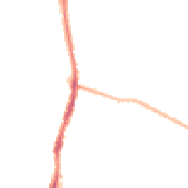 Night-time road noise heatmap for WD24 4EP