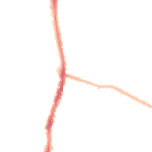 Night-time road noise heatmap for WD24 4ER