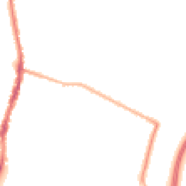 Night-time road noise heatmap for WD24 4ET