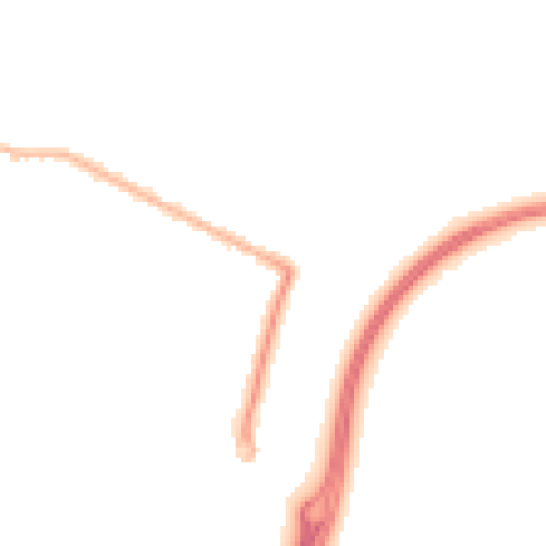 Night-time road noise heatmap for WD24 4EZ