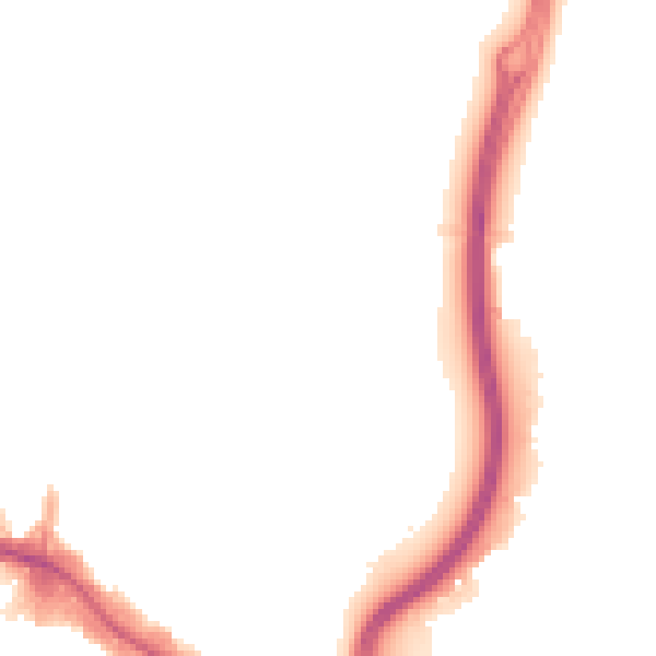 Night-time road noise heatmap for WD24 4GR