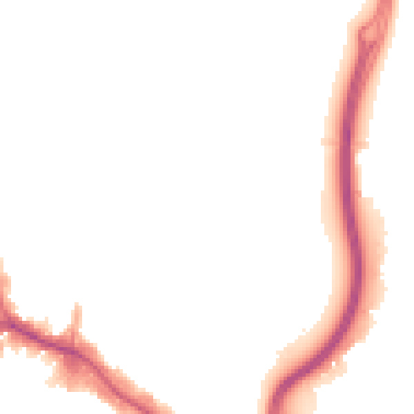 Night-time road noise heatmap for WD24 4GW
