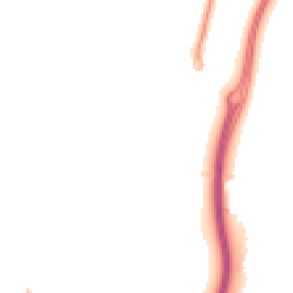 Night-time road noise heatmap for WD24 4GY