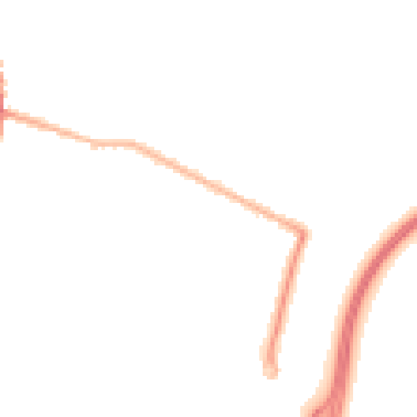 Night-time road noise heatmap for WD24 4HP