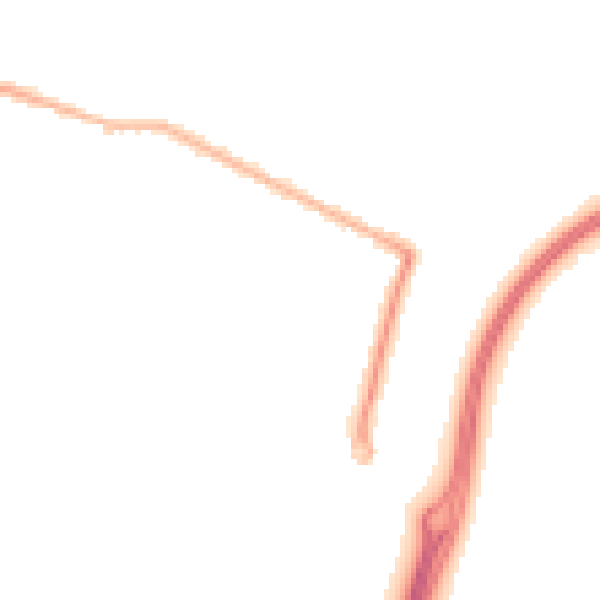 Night-time road noise heatmap for WD24 4HT