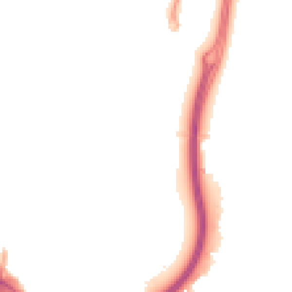 Night-time road noise heatmap for WD24 4LH