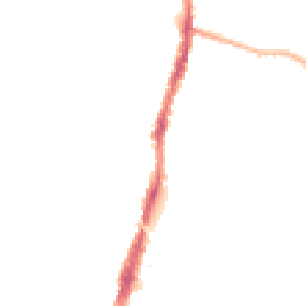 Night-time road noise heatmap for WD24 5BD