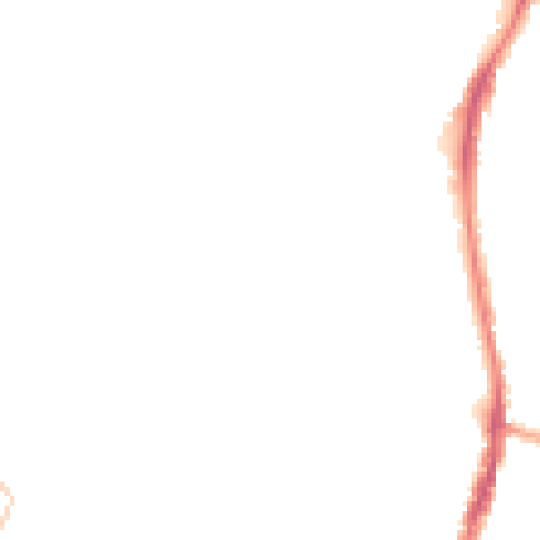 Night-time road noise heatmap for WD24 6ND