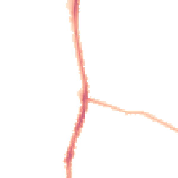 Night-time road noise heatmap for WD24 6PE