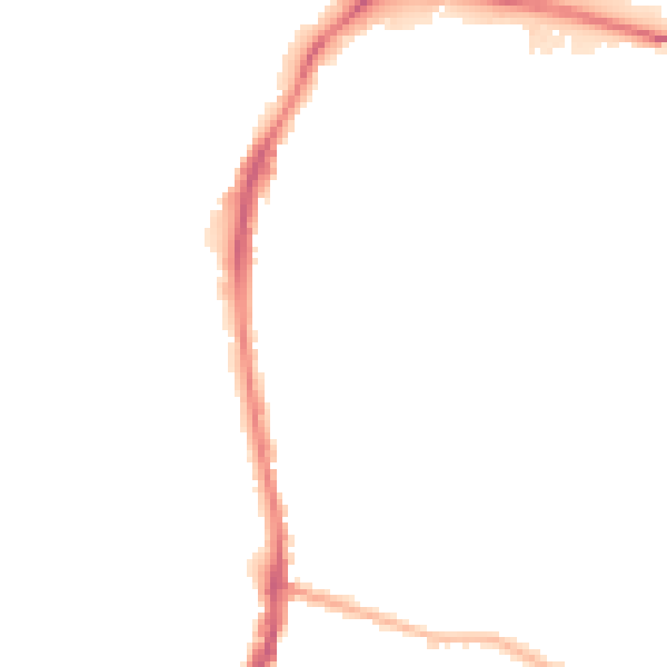 Night-time road noise heatmap for WD24 7BW