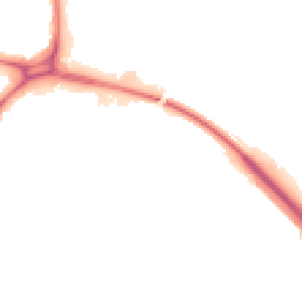 Night-time road noise heatmap for WD24 7GL