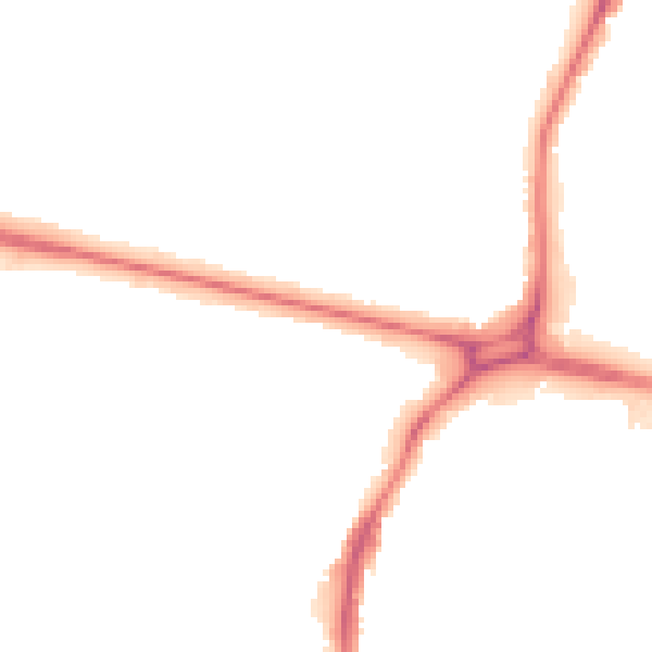 Night-time road noise heatmap for WD25 0AG