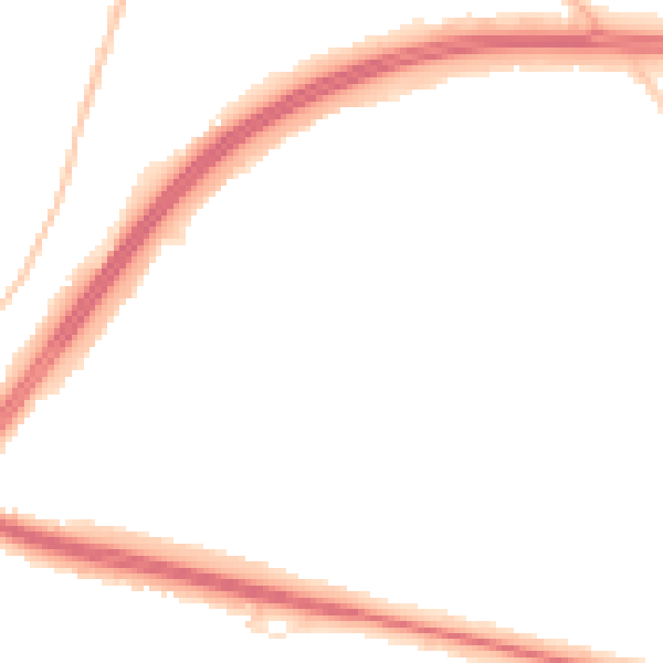 Night-time road noise heatmap for WD25 0AS