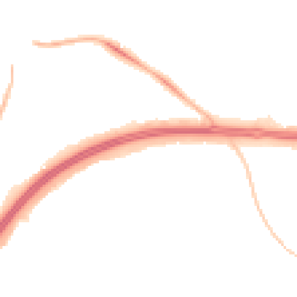 Night-time road noise heatmap for WD25 0EL