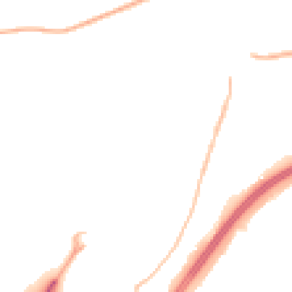 Night-time road noise heatmap for WD25 7GP