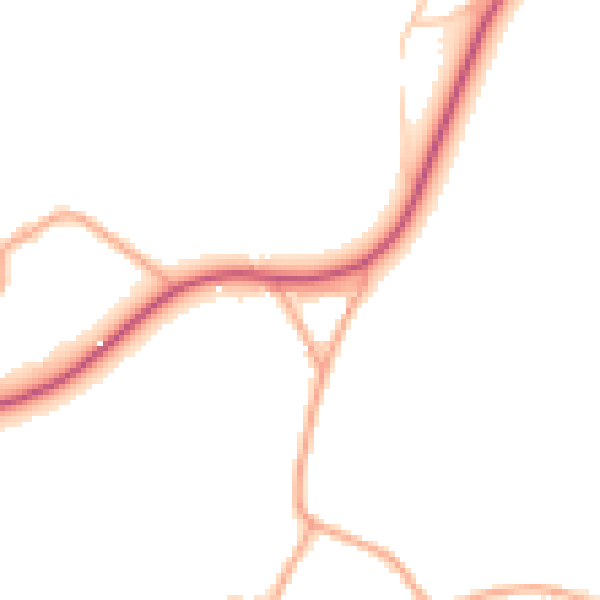 Daytime road noise heatmap for WD25 8BG