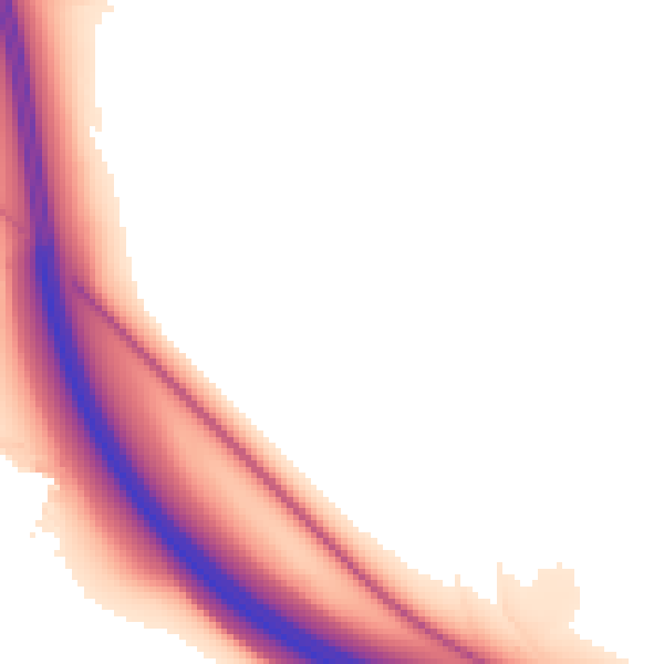 Night-time road noise heatmap for WD25 8DA