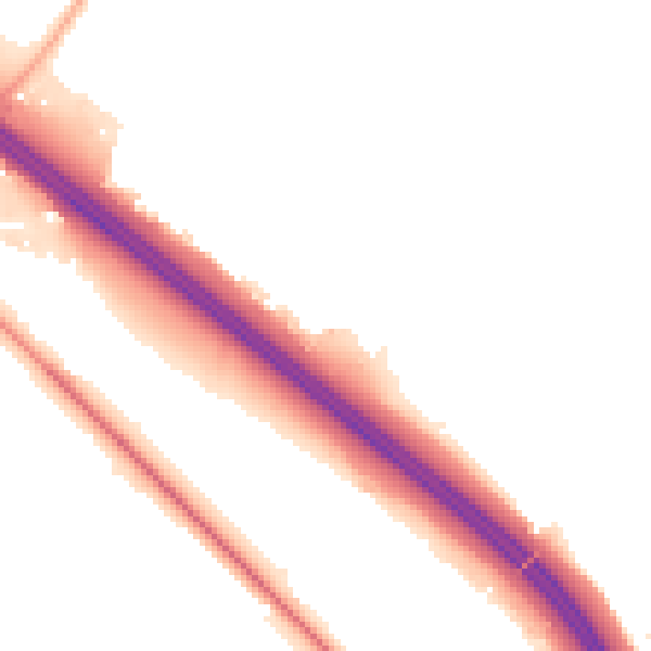 Night-time road noise heatmap for WD25 8DN