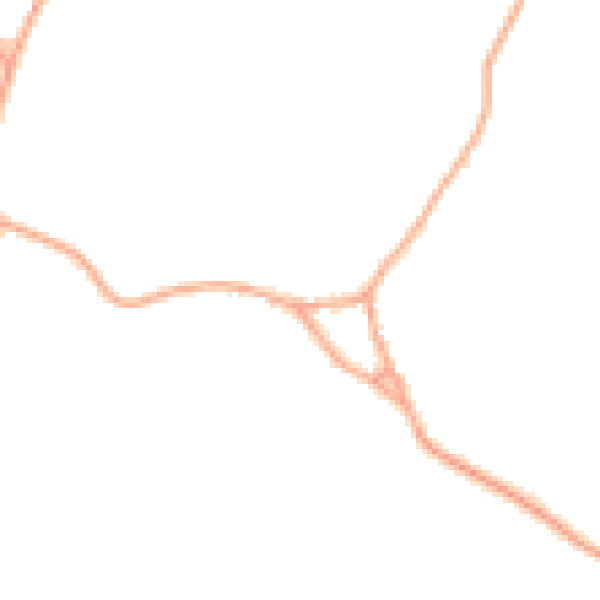 Daytime road noise heatmap for WD25 8EB