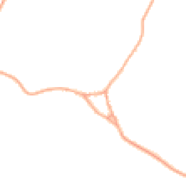 Daytime road noise heatmap for WD25 8EE