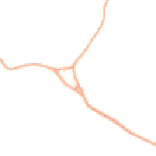 Daytime road noise heatmap for WD25 8EH