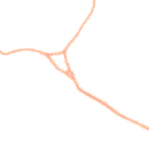 Daytime road noise heatmap for WD25 8EN