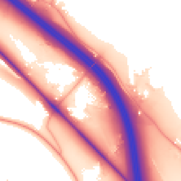 Daytime road noise heatmap for WD25 8HF