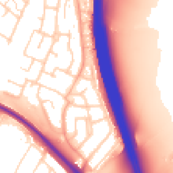 Daytime road noise heatmap for WD25 9BG