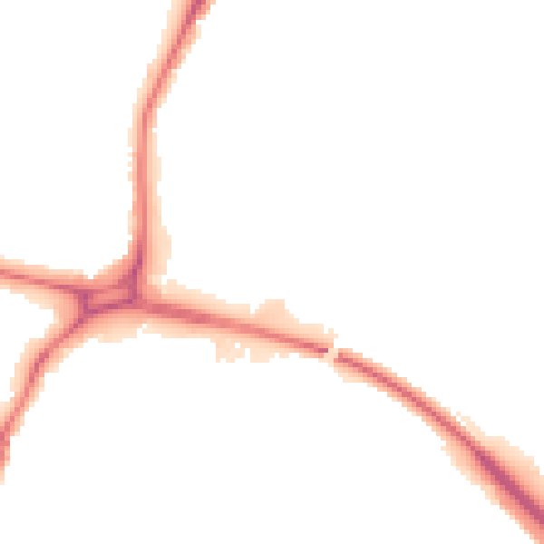 Night-time road noise heatmap for WD25 9BN