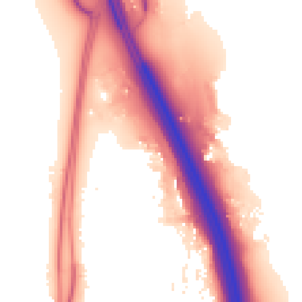 Night-time road noise heatmap for WD25 9BS