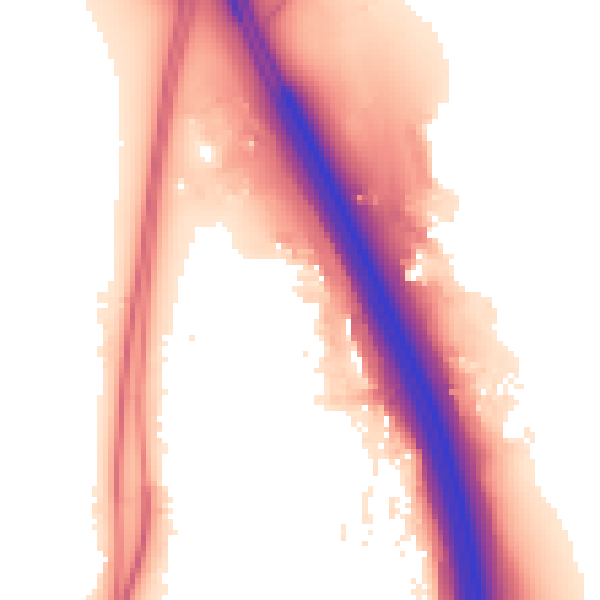 Night-time road noise heatmap for WD25 9BT