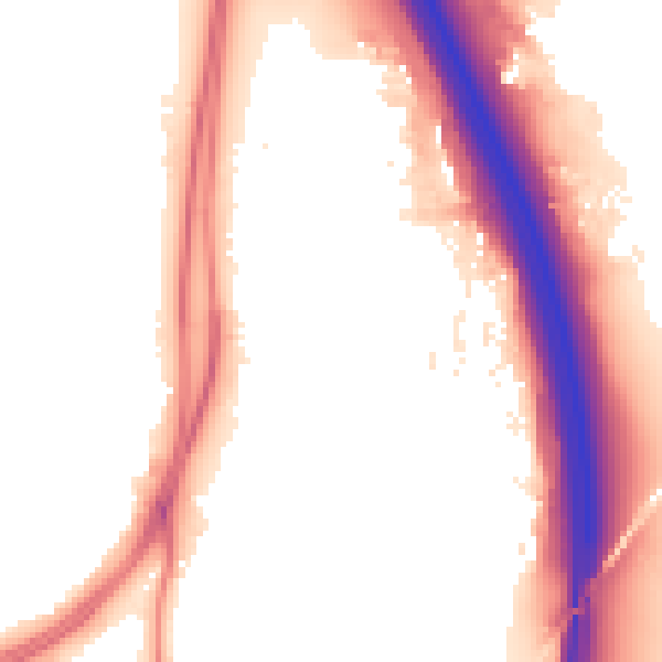 Night-time road noise heatmap for WD25 9PB
