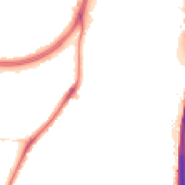 Night-time road noise heatmap for WD25 9QW