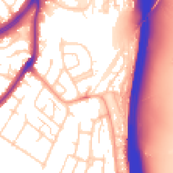 Daytime road noise heatmap for WD25 9SL