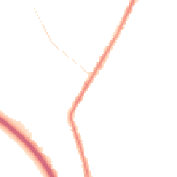 Night-time road noise heatmap for WF1 2EN